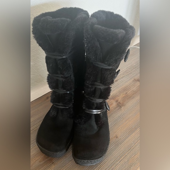 EARTH Thinsulate Insulation Leather Upper Boots Size 8B - Picture 6 of 13